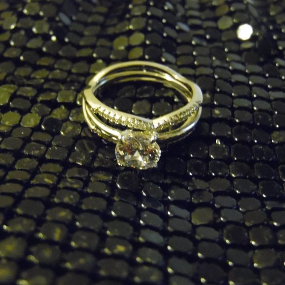 Radiance by Absolute Simulated Diamond Ring Size 9 - Picture 2 of 7
